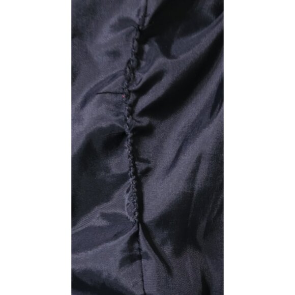 Vtg Turning Point CAT Mens XXL Black Zip Snap Caterpillar Lined Work Jacket Coat - Picture 10 of 14